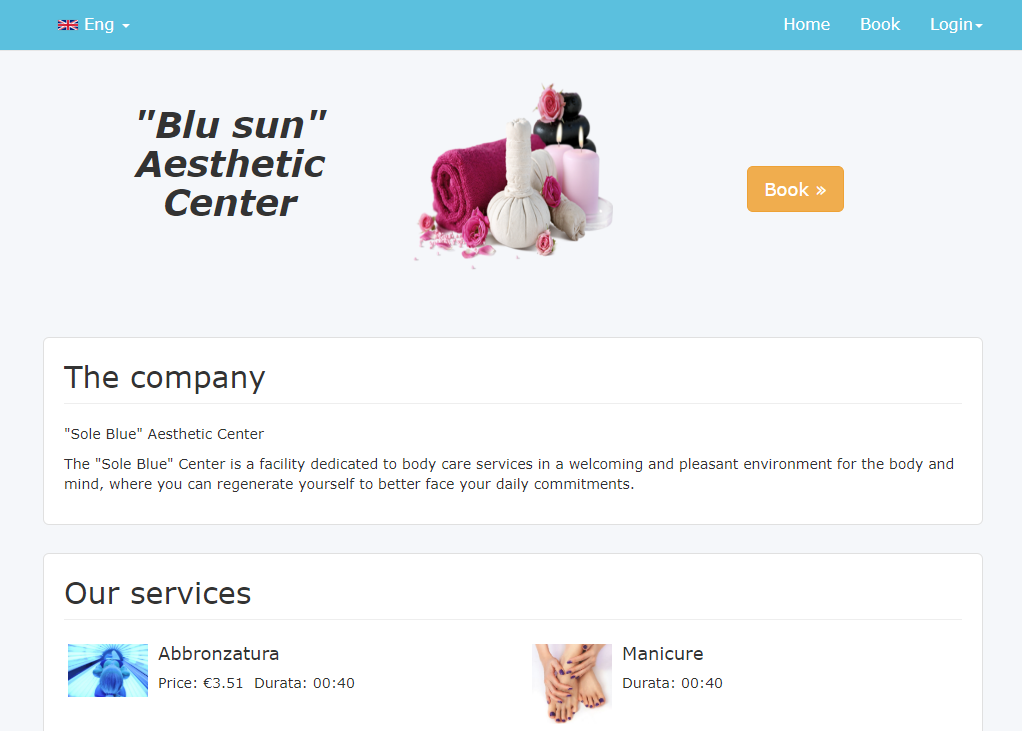 site de réservation en ligne