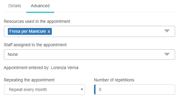 Répétition de rendez-vous